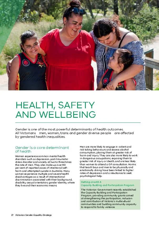  SAFE AND STRONGA VICTORIANGENDER EQUALITYSTRATEGY 