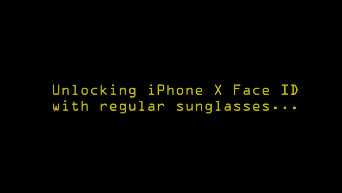 Face ID unlocks easily with regular sunglasses. With IRpair & Phantom, Face ID cannot see the eye space so it cannot recognize a face.