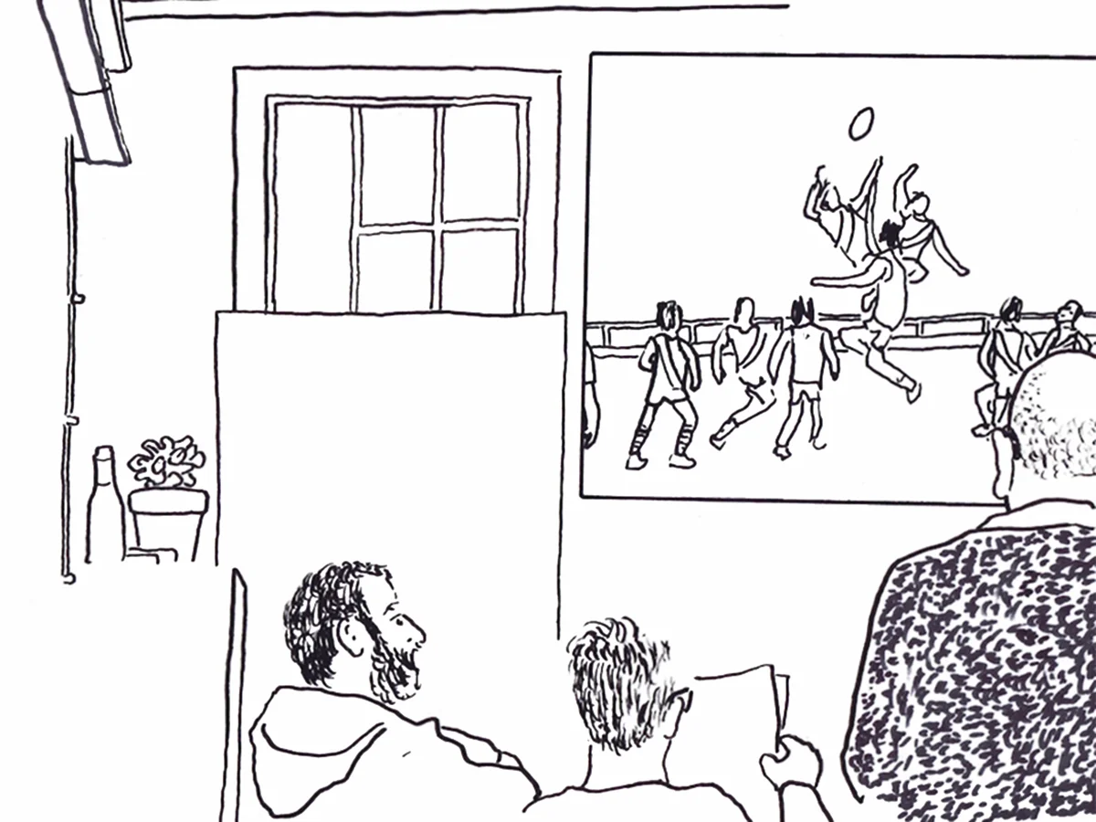 Centre for Everything present at 'Beer O'Clock'. Illustration: Kenny Pittock.