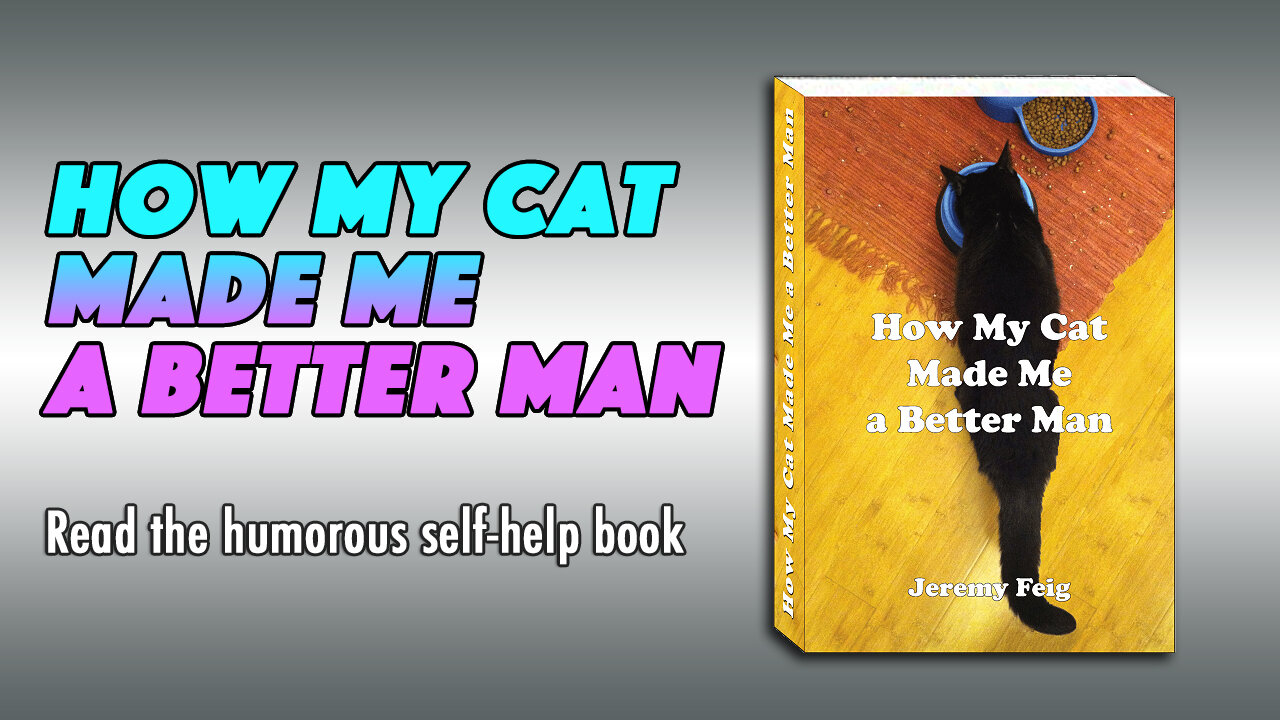 Funny self-help book - How My Cat Made Me a Better Man