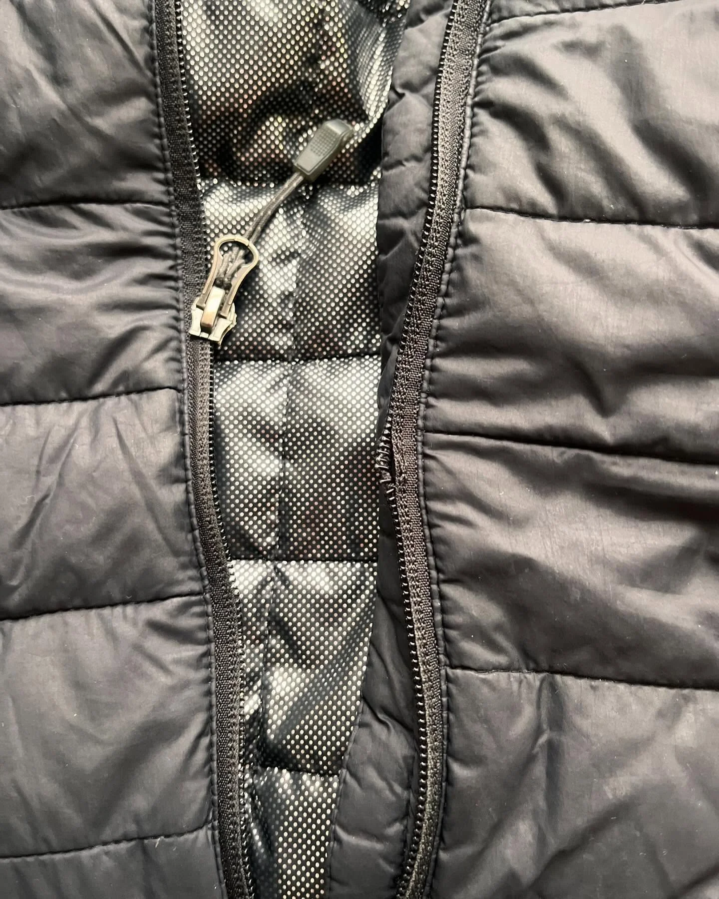 Zipper tape was damaged so we replaced and too applied another black double zipper for her! #fixitifitsbroke #boltwestrepair #zipperreplacement #repairwear