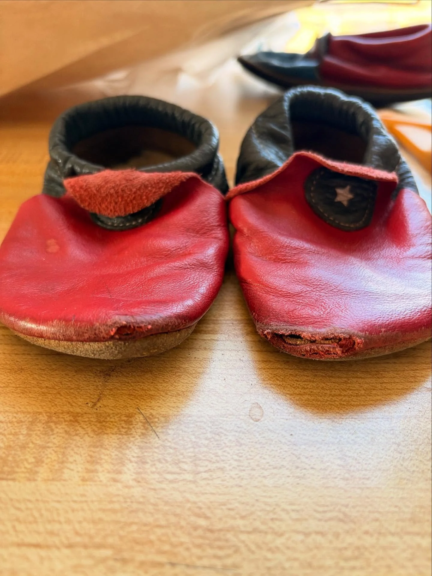 Whatever you do, take care of your shoes! Giving these guys some more life for the little one! #boltwest #boltwestrepairs #boltwestrepairwear #diy #patchit #repair #shoerepair