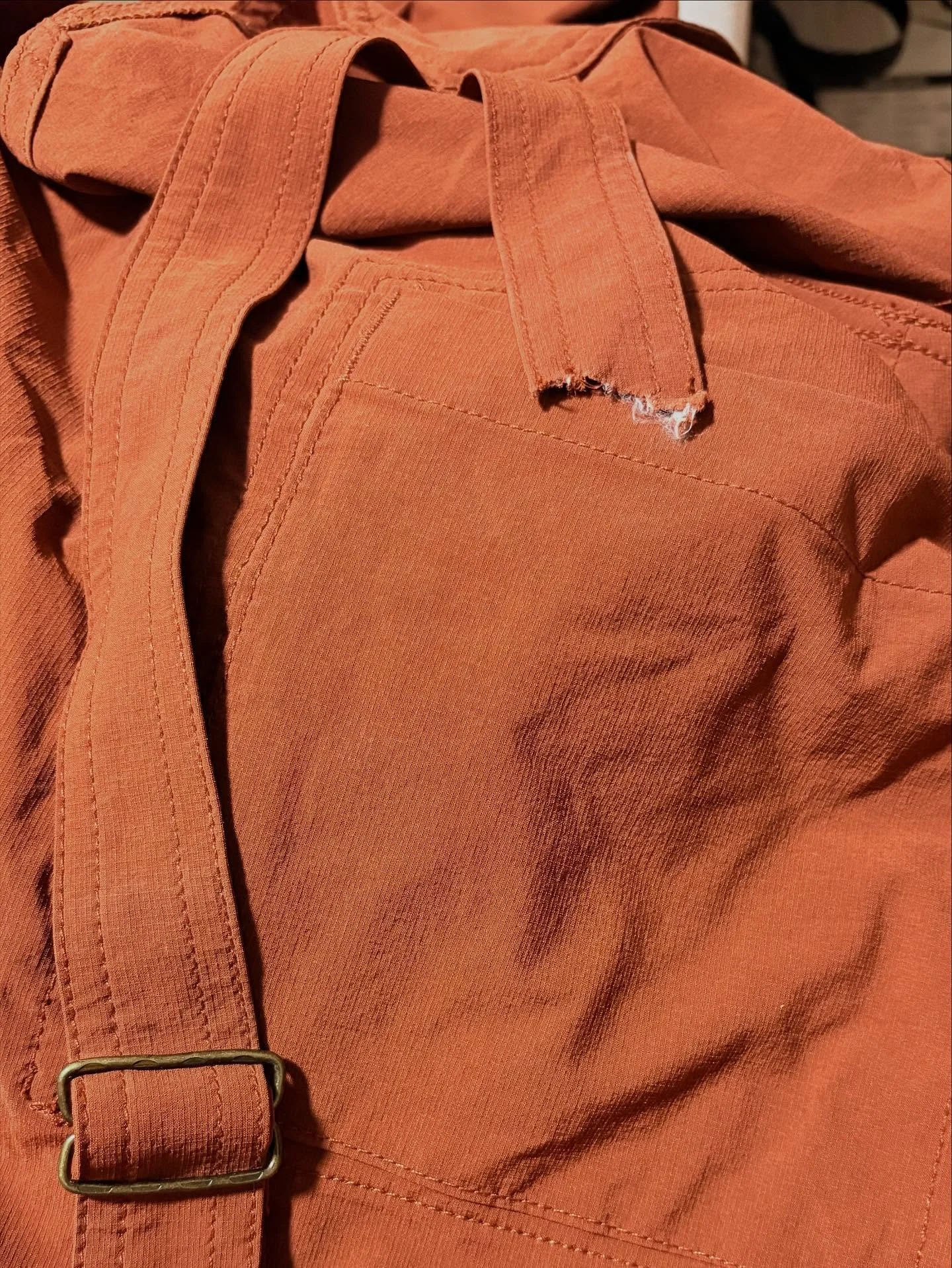 Had a customer come to me with straps her dog decided to chew up! Replaced her overall straps and fixed her strap on her shoulder bag! #boltwest #boltwestrepairwear #boltwestrepairs #ifitsbrokefixit #strapreplcement #diy #sewit #sewingrepairs