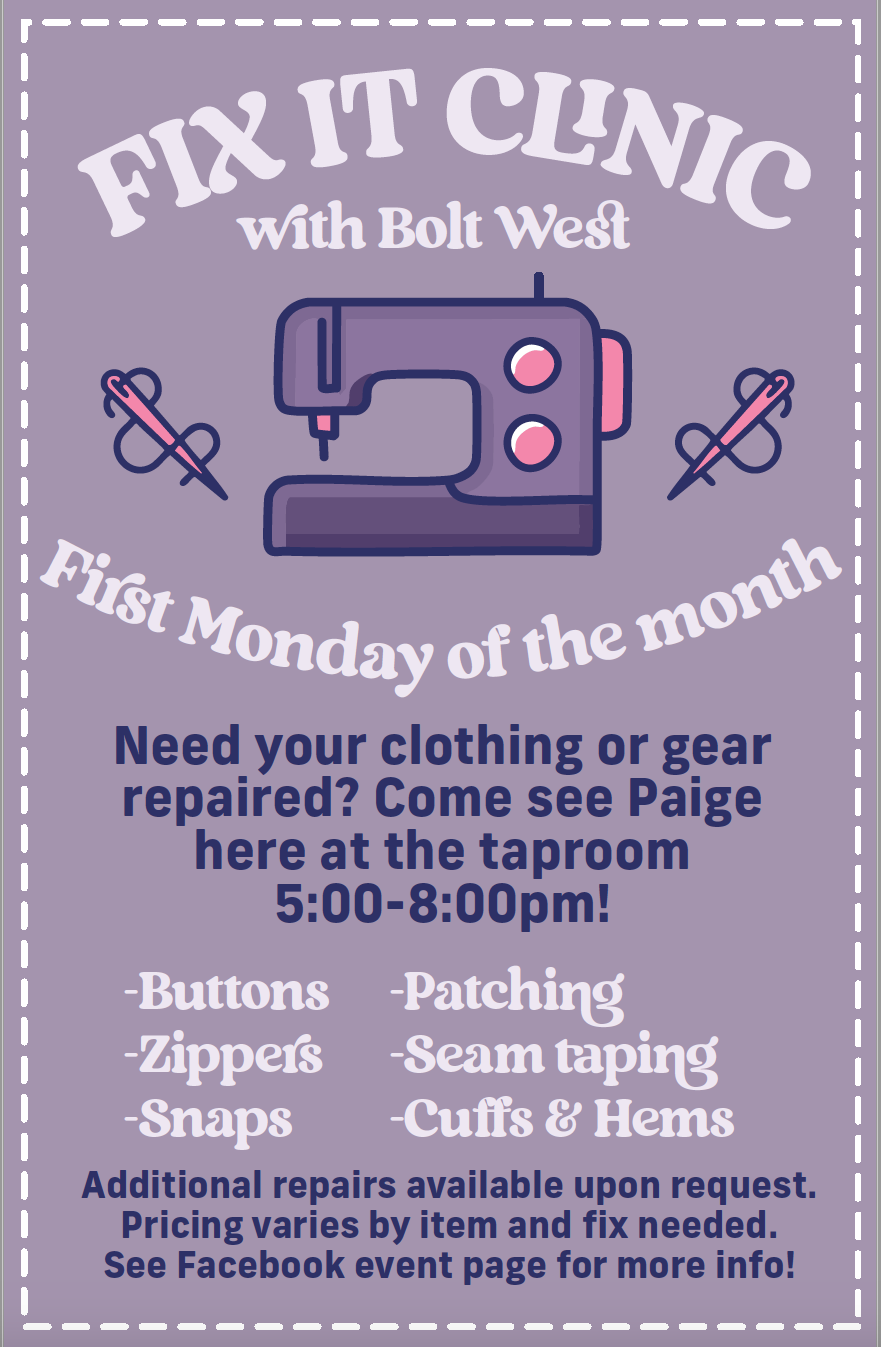 Fix it Clinic  at Ursa Minor Brewing