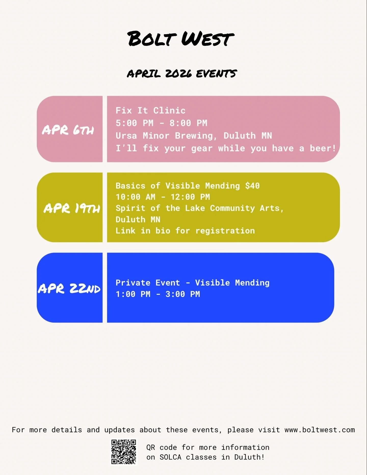 Date change for the basis of visible mending at @spiritofthelakearts - class will now be on Sunday April 19th, same time 10-12pm. Click link in bio!