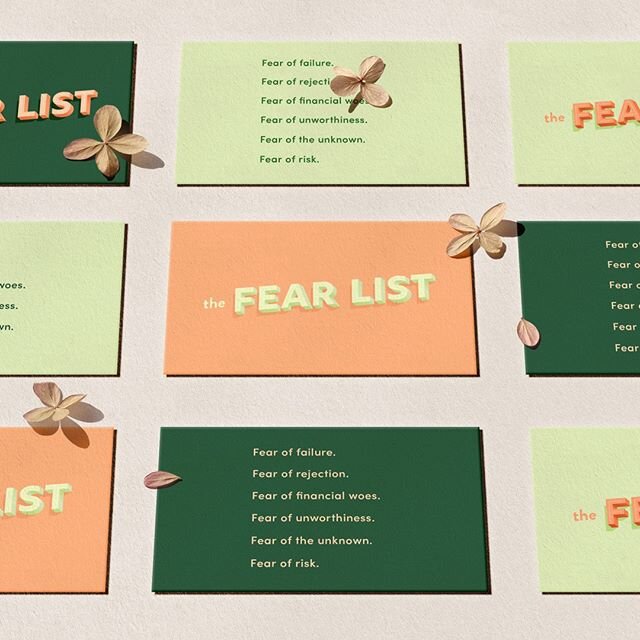 The Fear List branding⁠
--⁠
www.thefearlist.co.nz⁠
&bull;⁠
&bull;⁠
&bull;⁠
#branding #graphicdesign #logo