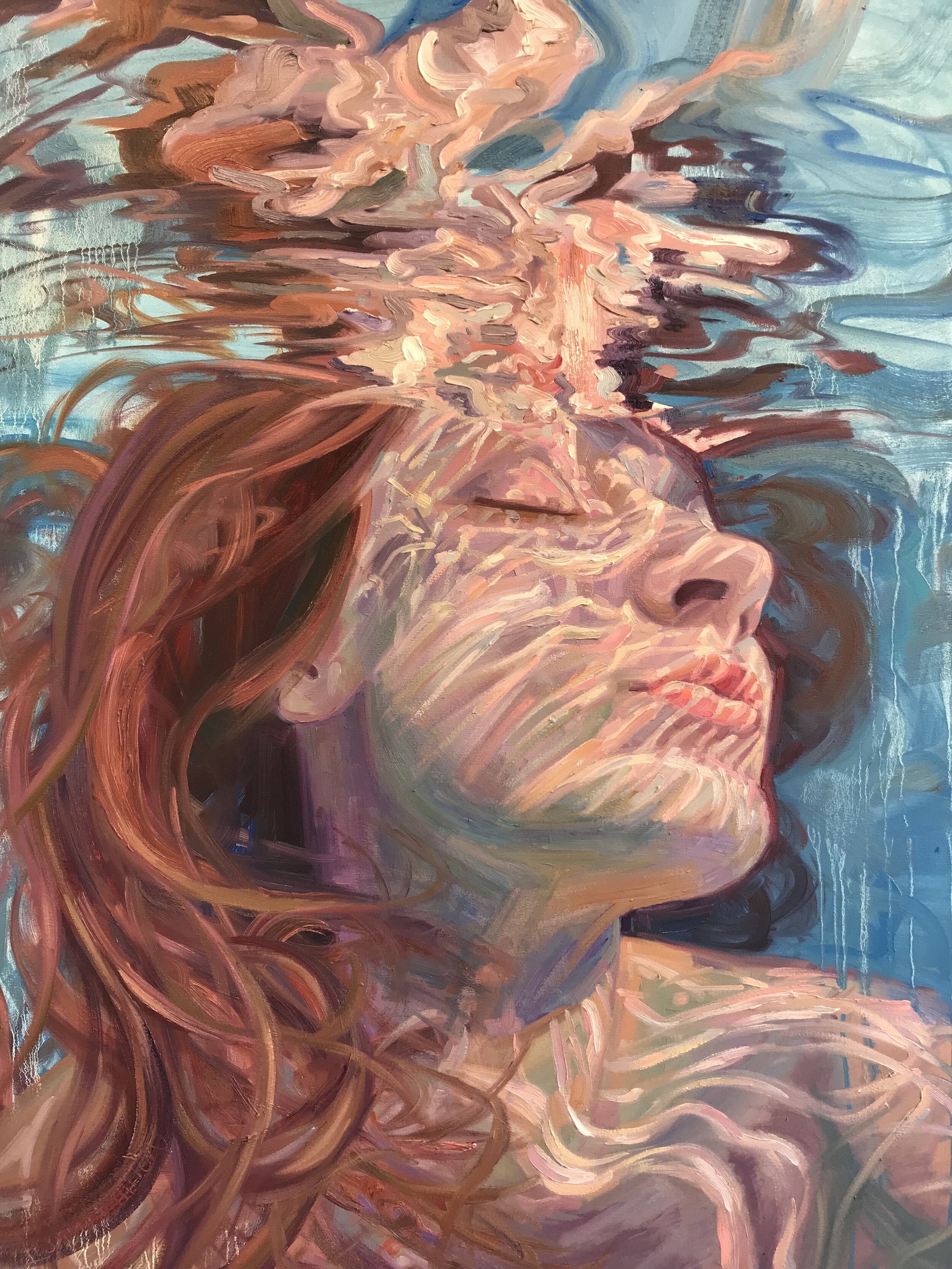 Courageous, 48"x36", oil on canvas, 2018