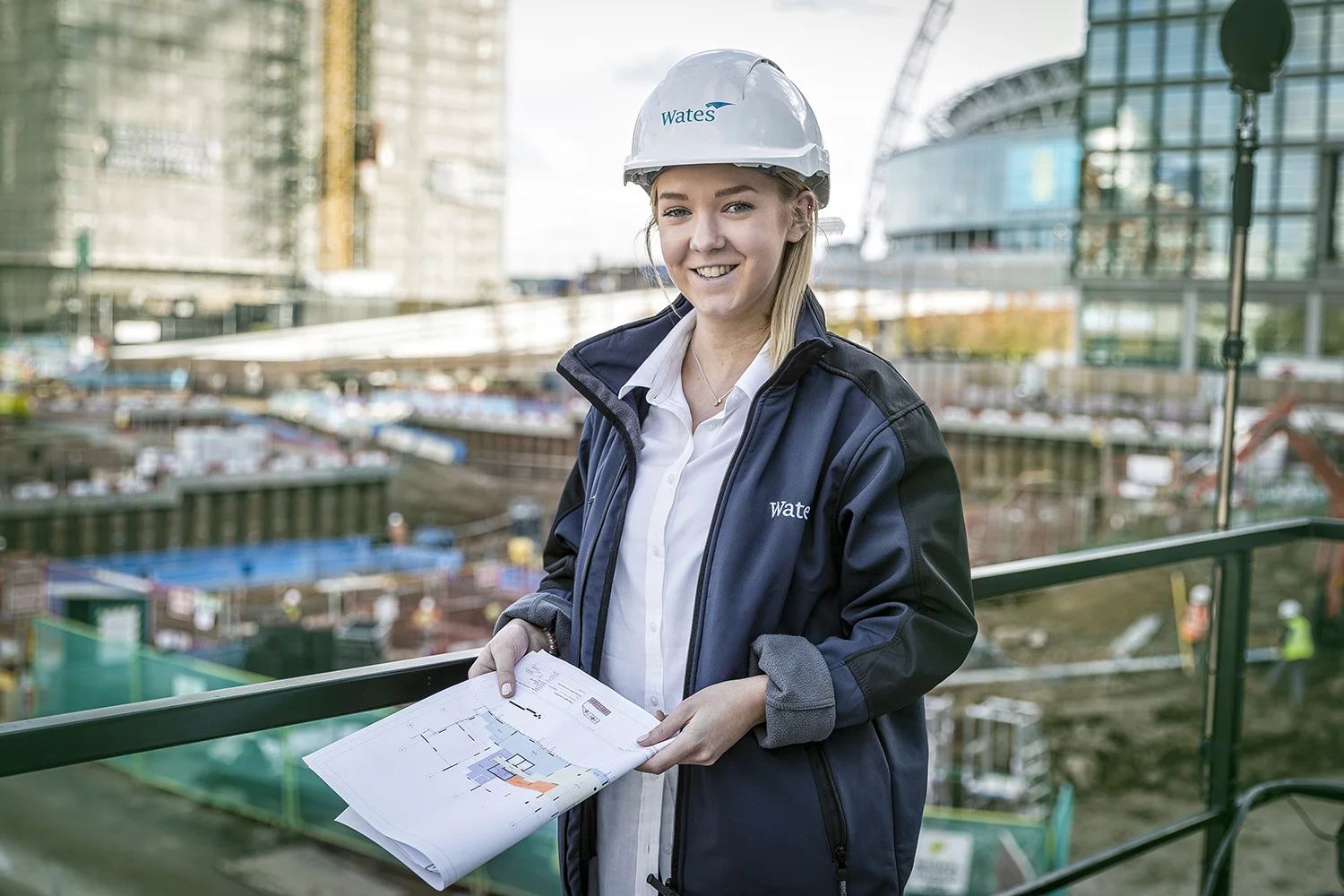 Site works at Wembley Park
Lizzie Roe- commercial management trainee
Photo credit : Chris Winter / Wembley Park