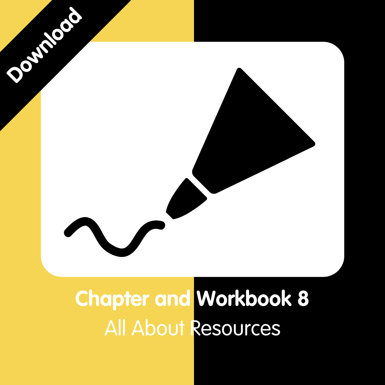 Chapter 8 + Workbook 8 - All About Resources &nbsp;&nbsp;£5.00