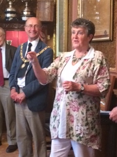 The Mayor of Bath and Artistic Director Ann Ellison