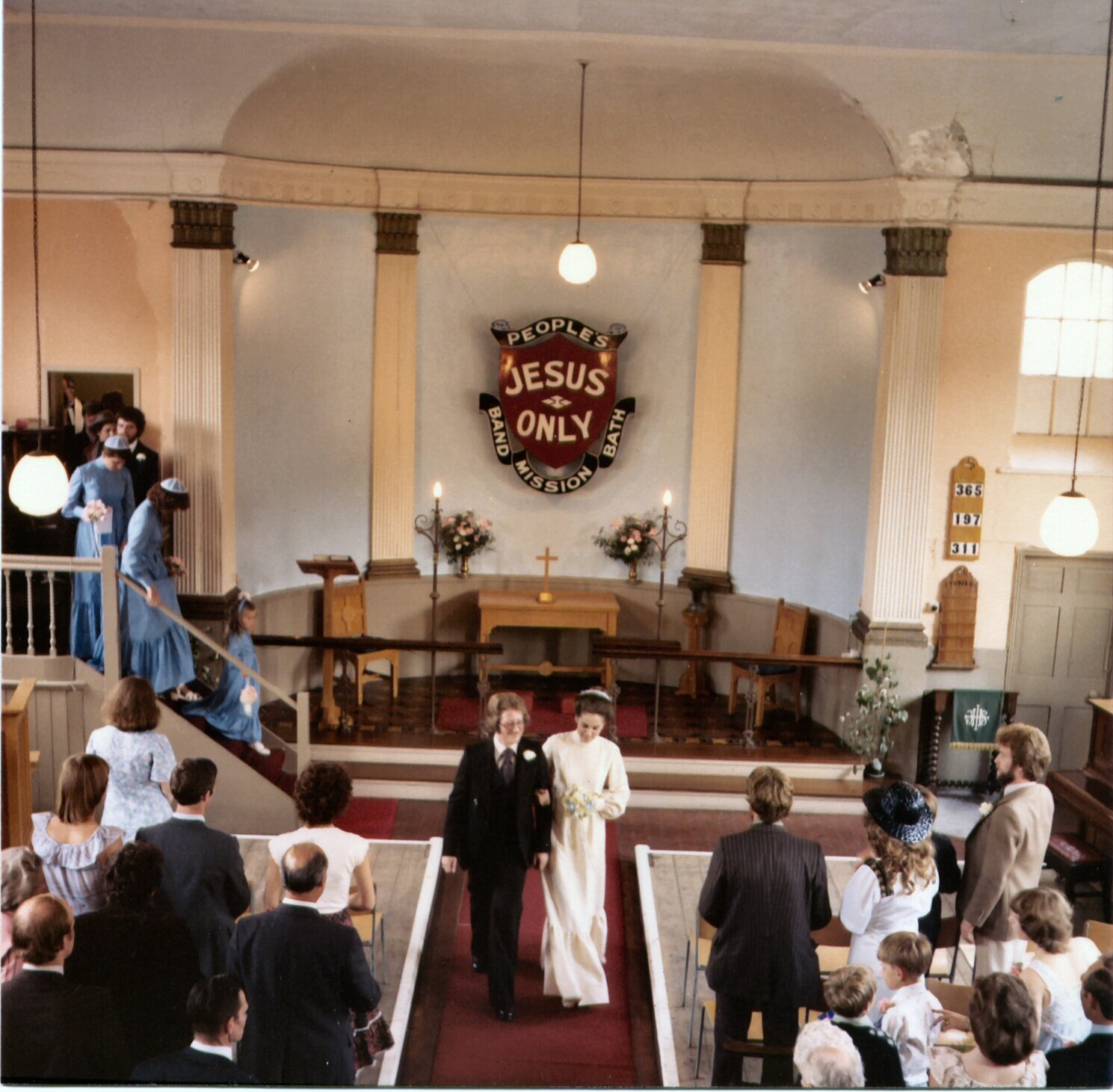 A wedding at The People's Mission