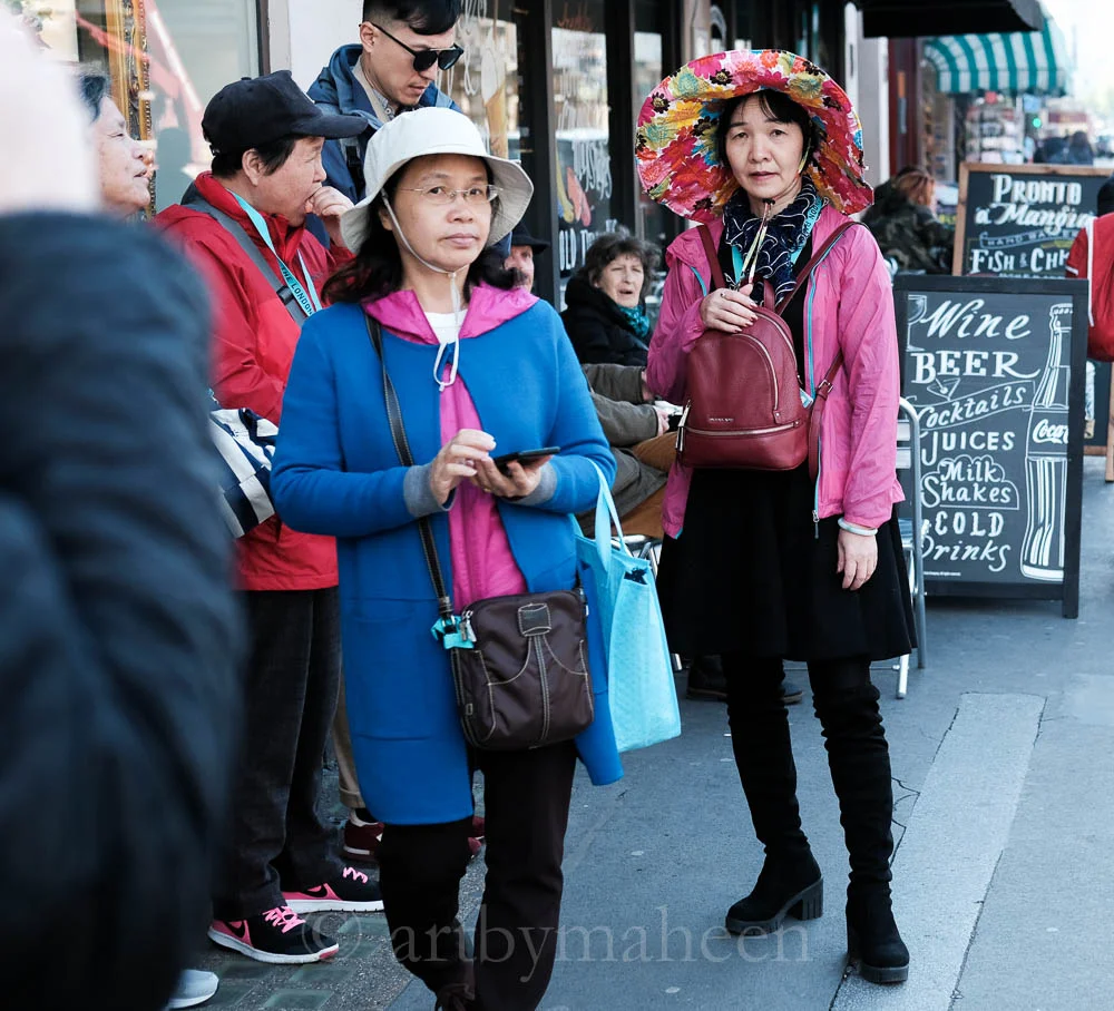 Chinese Tourist with Hat