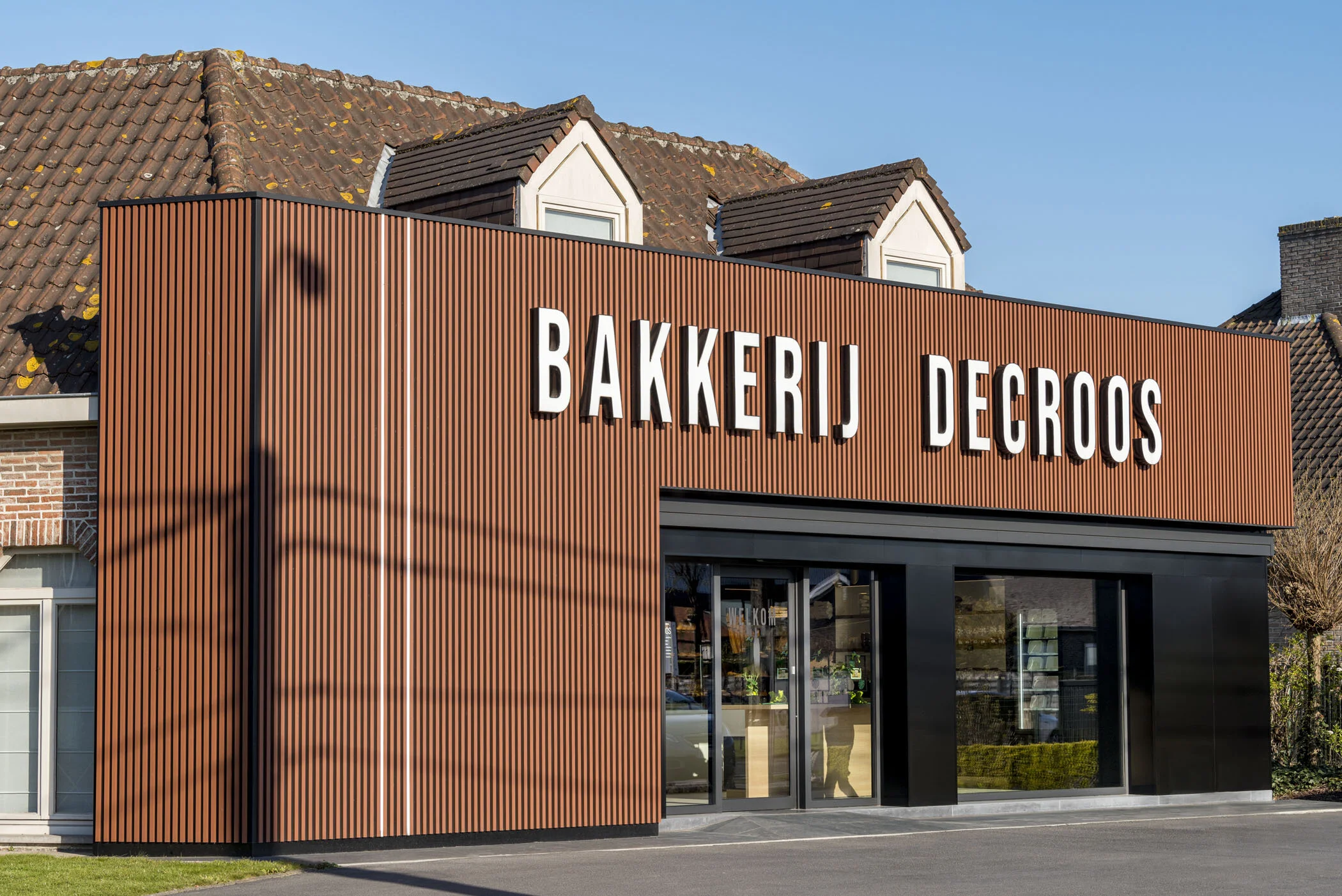 Natuurtinten voor bakkerij Decroos in Roeselare