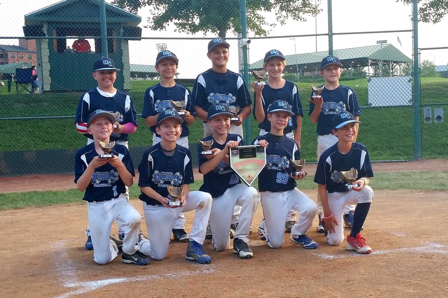 10U West Chester Dragons AL win the High Heat Tournament at The Ripken Experience Aberdeen in July 2016