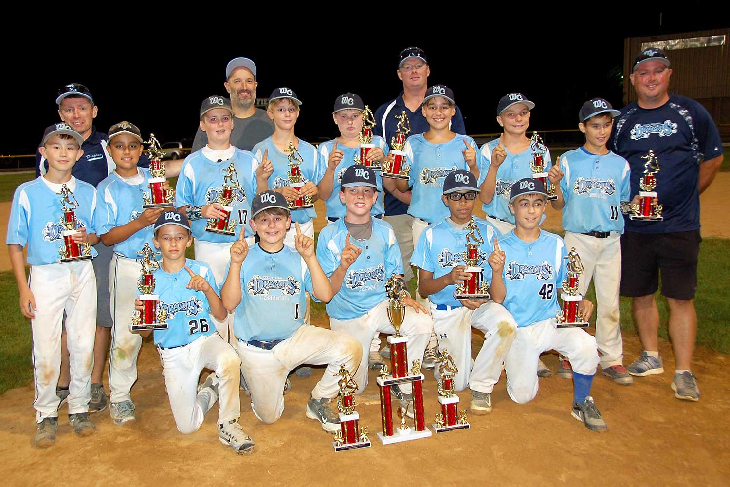 12U West Chester Dragons AL win the NELL Labor Day Classic 2016 Tournament in September 2016