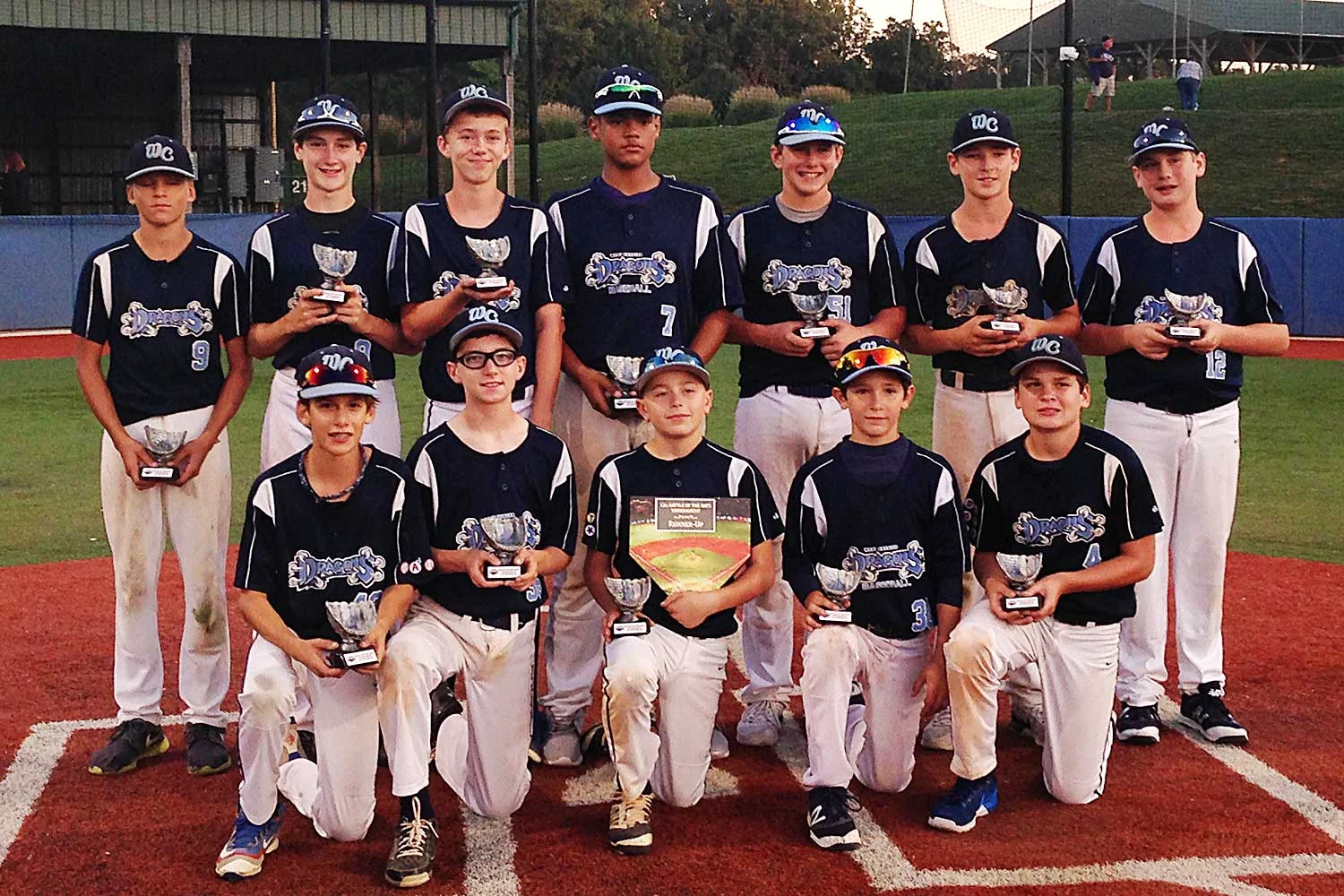 13U West Chester Dragons NL baseball team