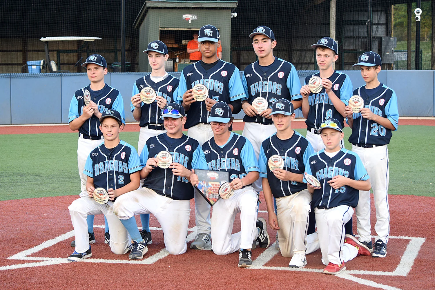 13U West Chester Dragons NL win Runner Up in The Father's Day Tournament at The Ripken Experience Aberdeen