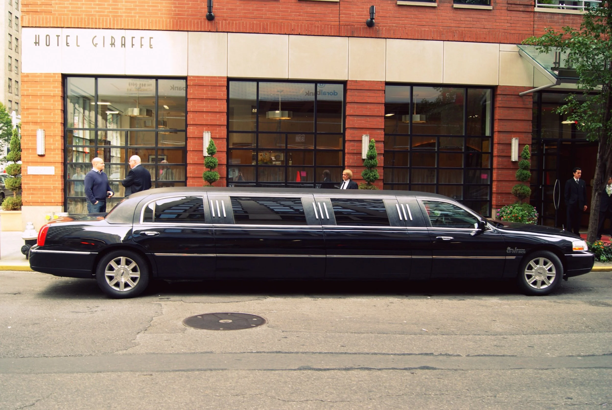 The limousine that our family friends John & Barbara had sent to our hotel. It picked us up and took us for a tour of the city before dropping us off on the Upper East Side! - october 2010