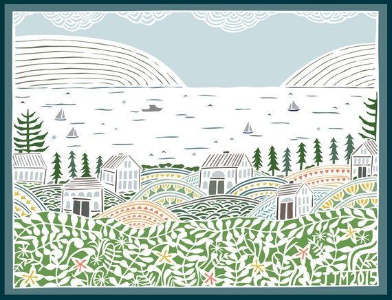 Somes Sound View Archival Print by Jennifer Judd-McGee