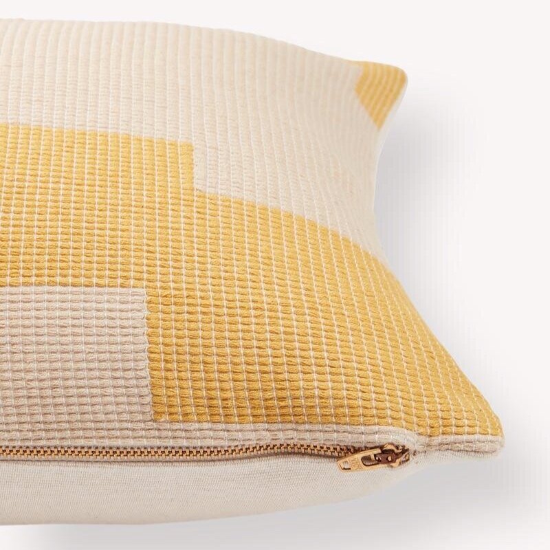 small yellow pillow