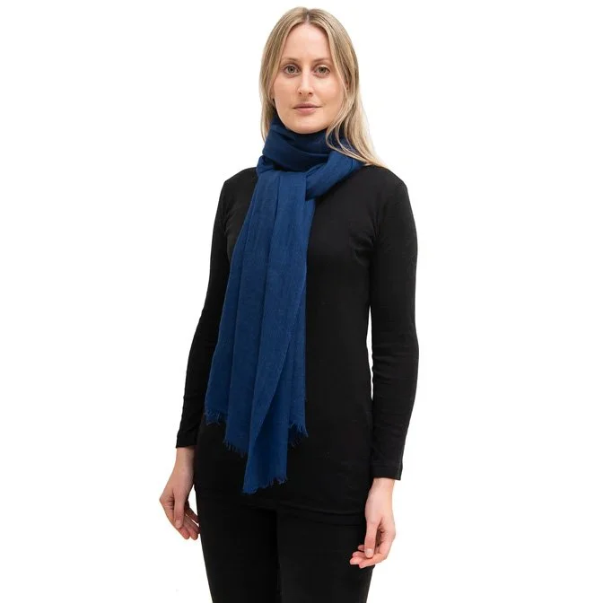 Cashmere Featherweight Scarf navy.jpg