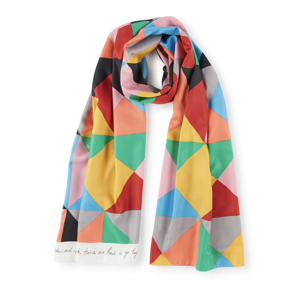 Faith Ringgold Rainbow Recycled Polyester Scarf — Swallowfield