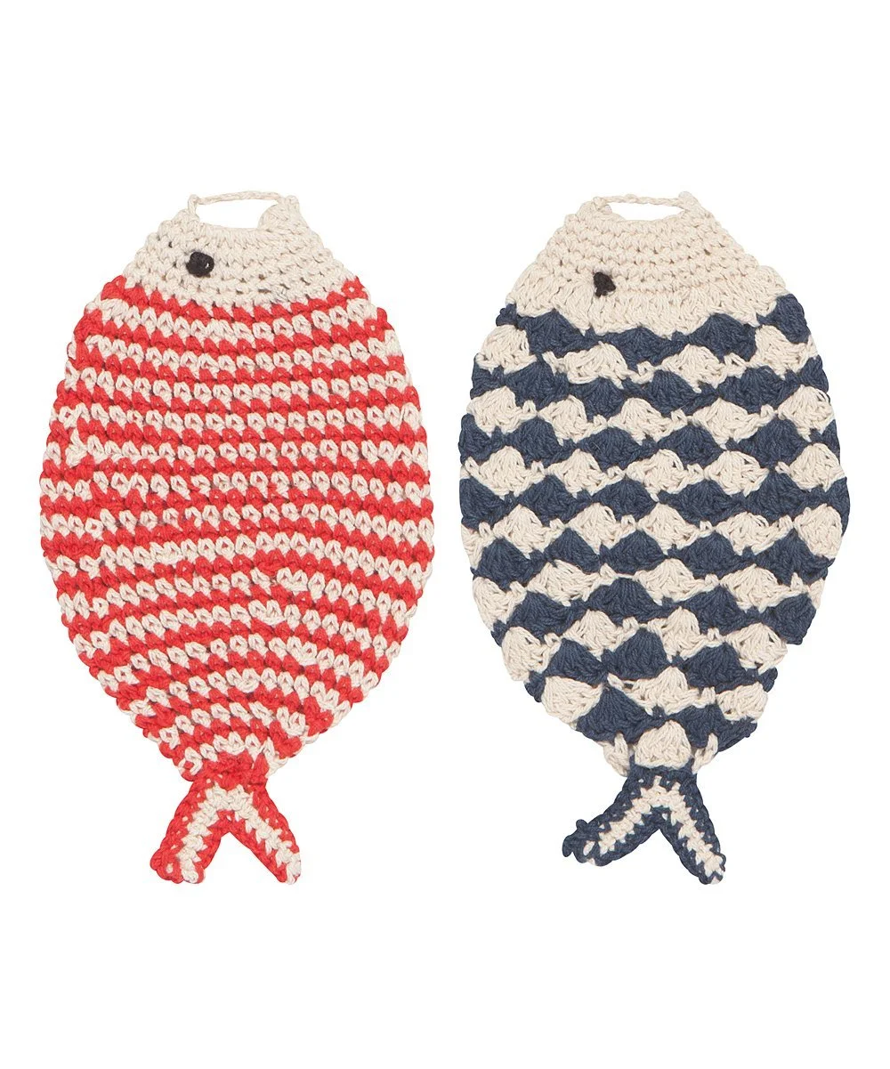 Fish Dish Scrubbies Set of 2