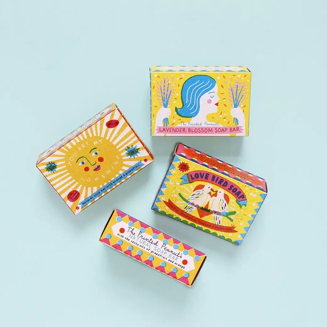 Scented Natural Soaps from the Printed Peanut