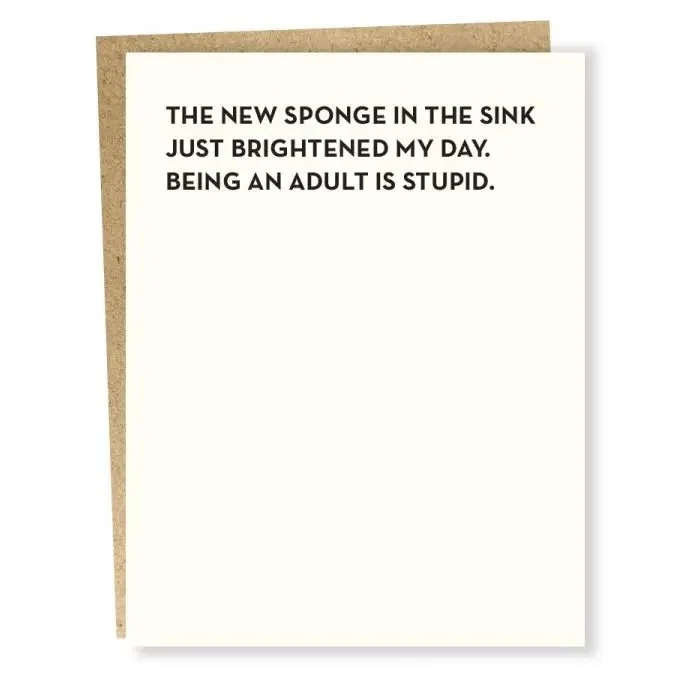 The New Sponge Card