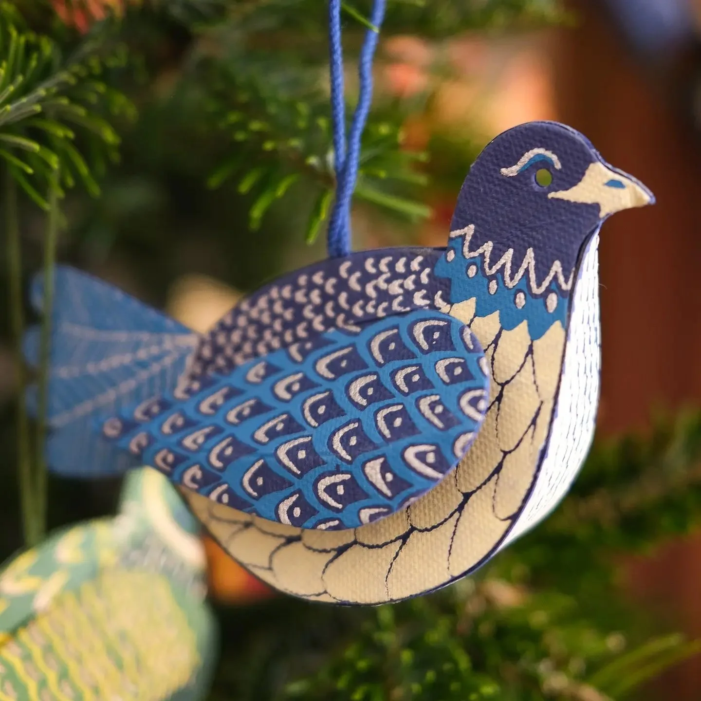 Dove Blue Bird Ornament