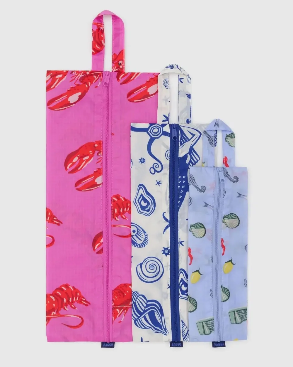 Baggu 3D Zip Set — Swallowfield Functional Art, Handmade