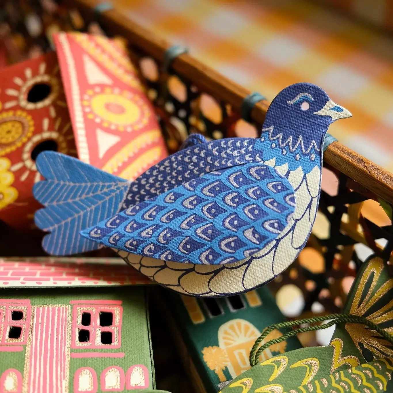Dove Blue Bird Ornament