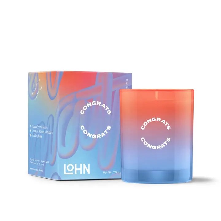 LOHN Congratulations Grapefruit & Neroli Candle