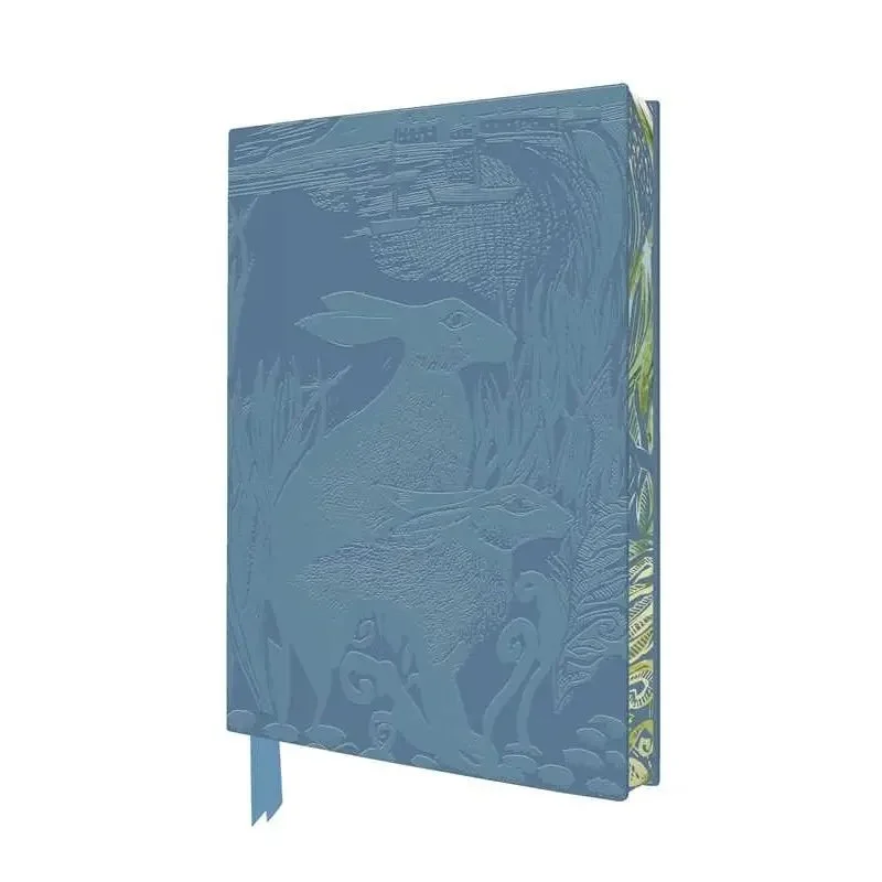 Angela Harding Rathlin Hares Vegan Leather Notebook