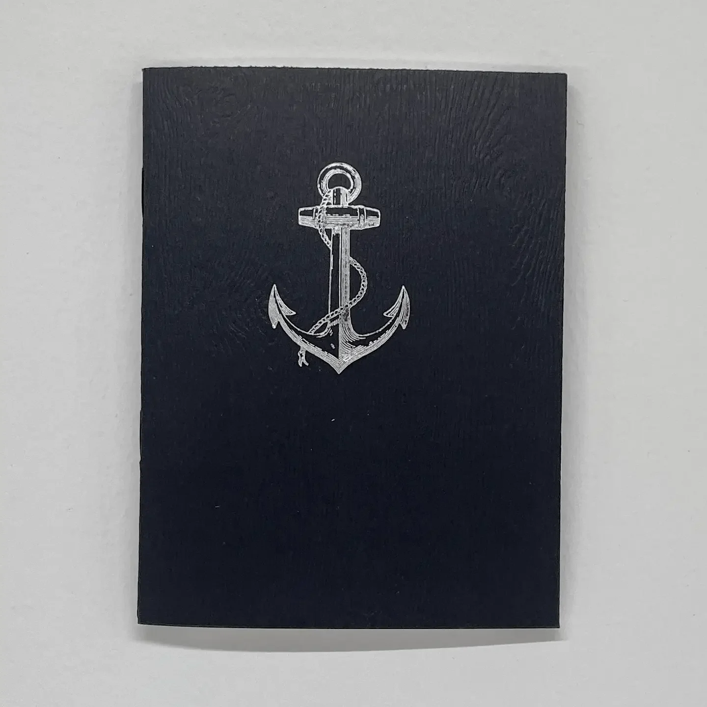 Single Anchor Letterpress Logbook