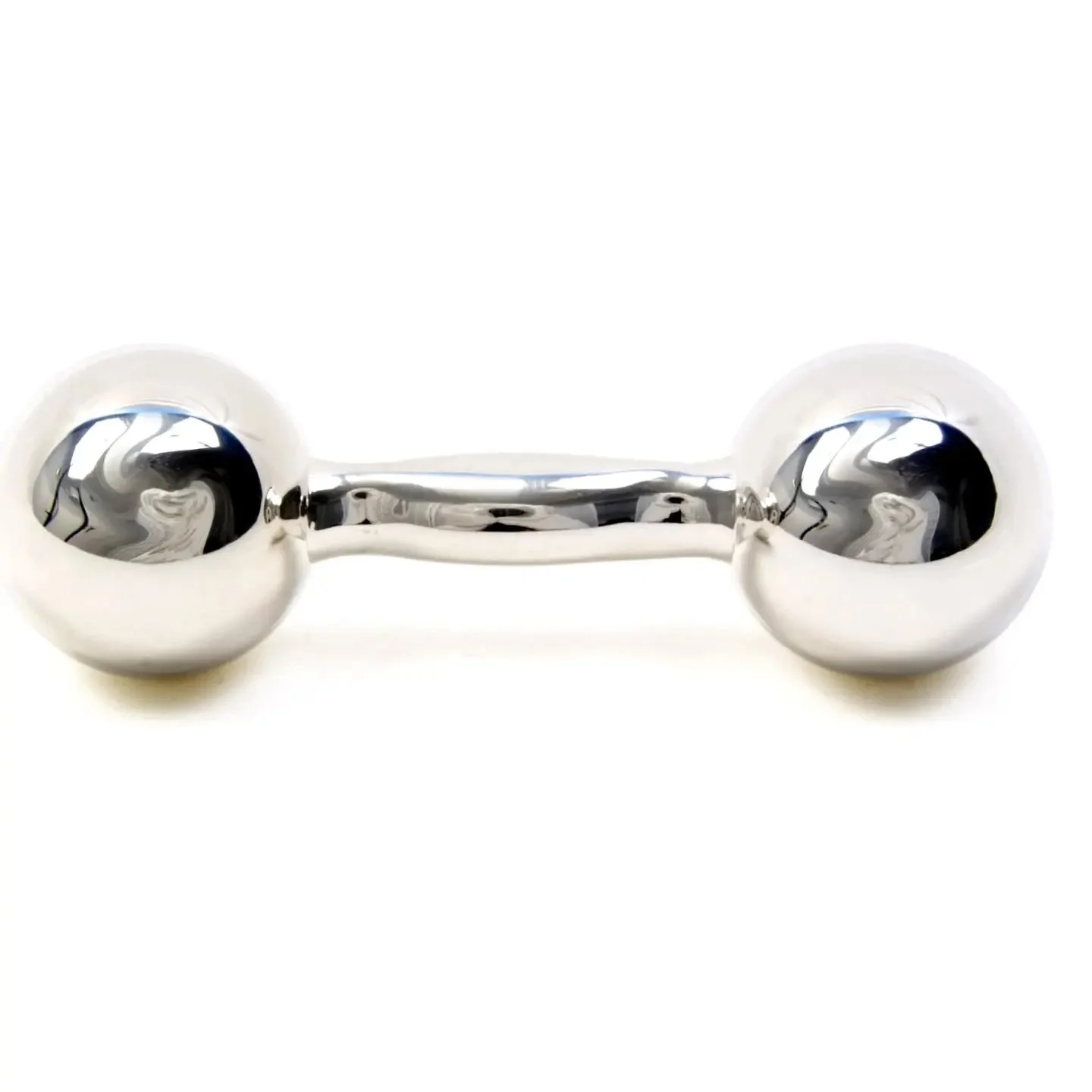 Harmony Sterling Silver Barbelll Rattle
