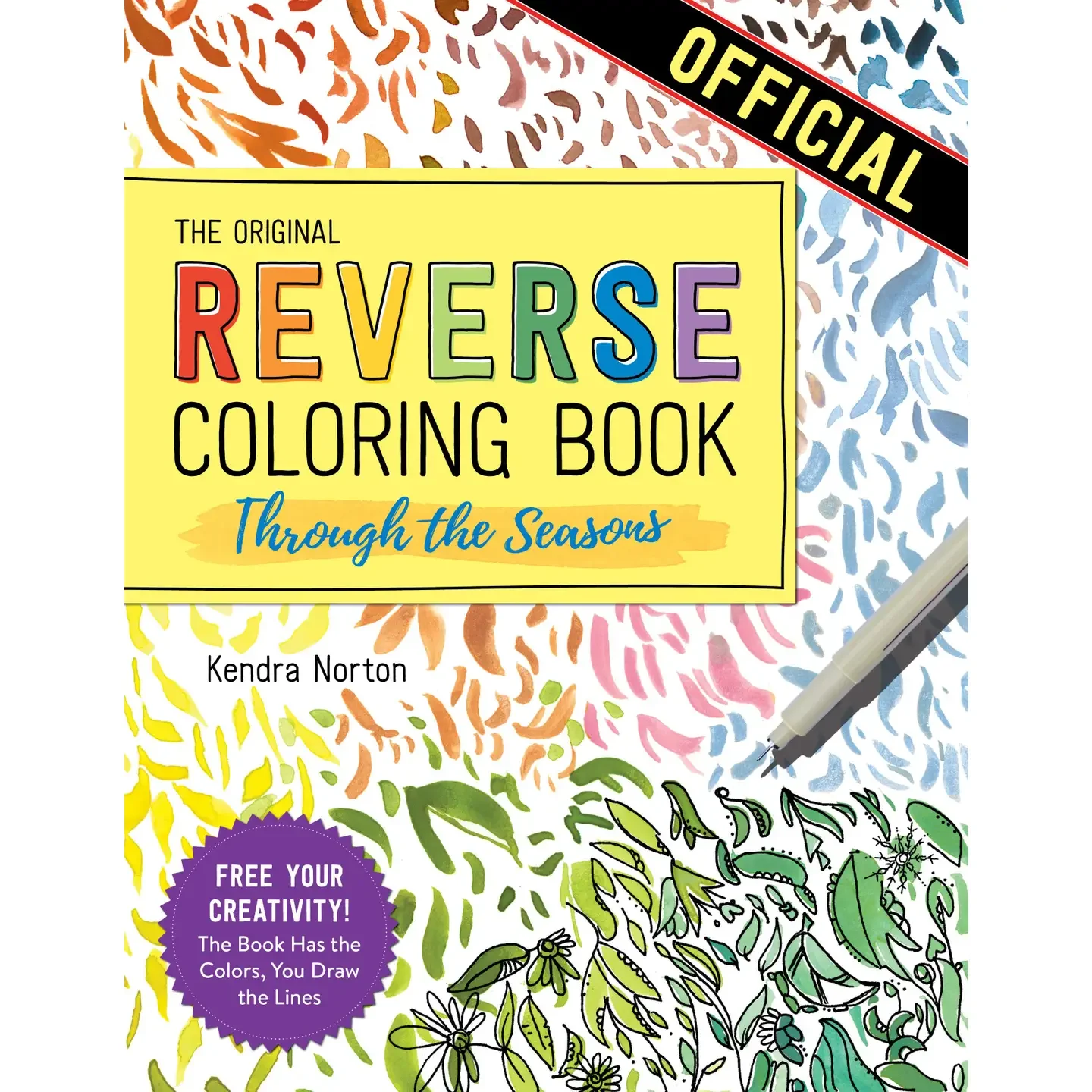 The Reverse Coloring Book: Through the Seasons