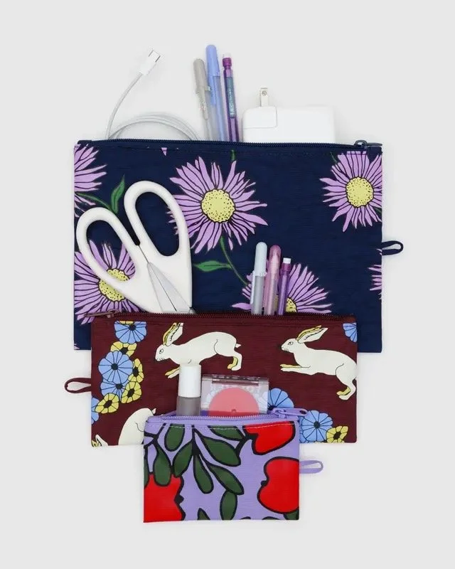 BAGGU バグゥ FLAT POUCH SET Flat Pouch Set Japanese Produce - Baggu