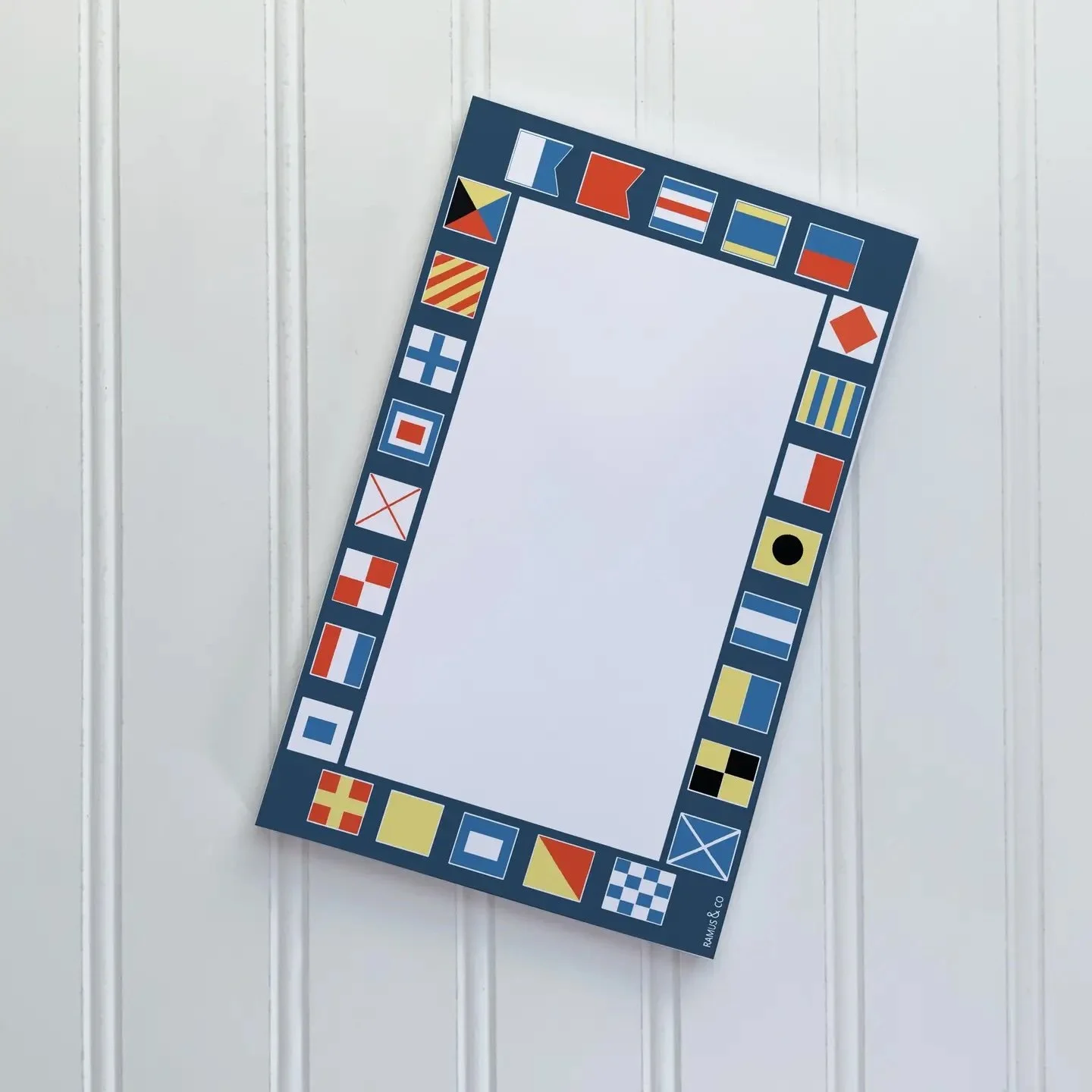 Nautical Alphabet Flags Notepad