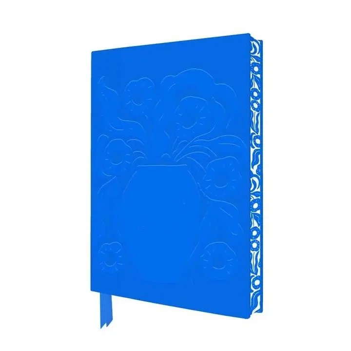 Vicky Yorke: Ziva Blue Vase  Vegan Leather Journal