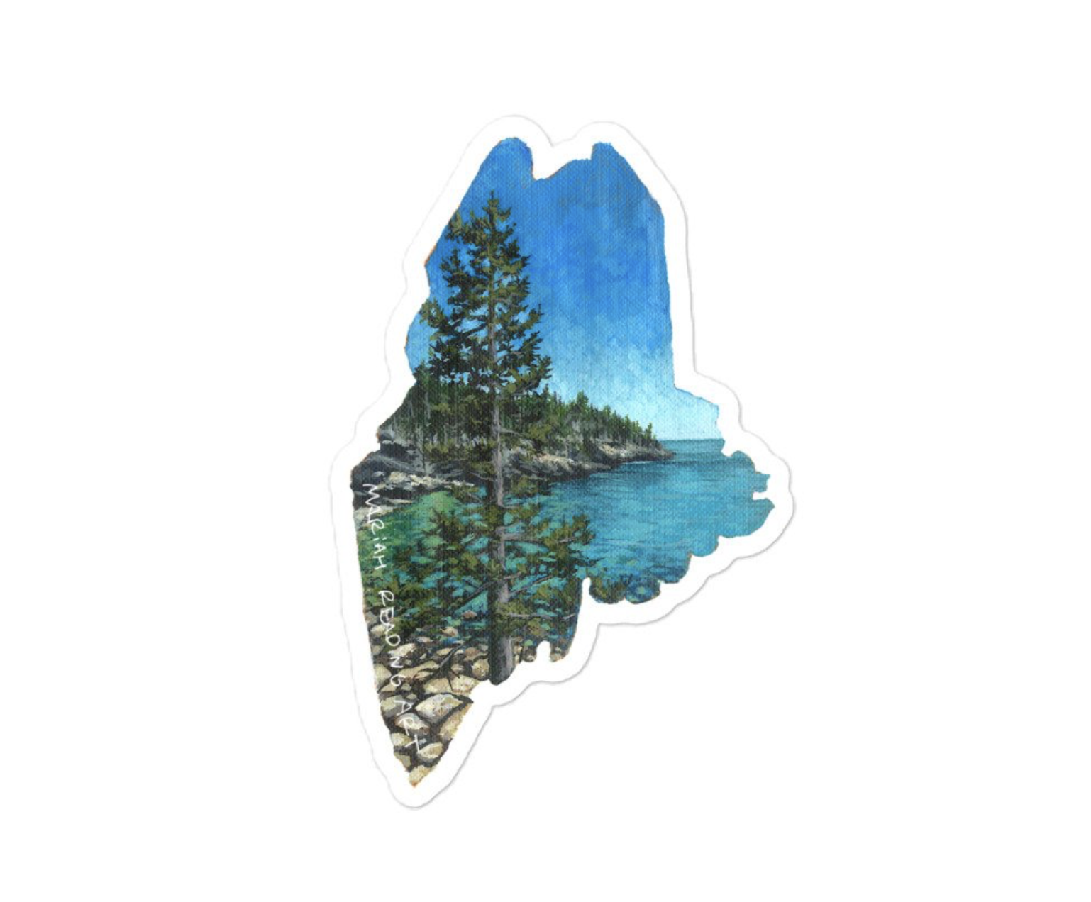 Maine Hunters Beach Sticker