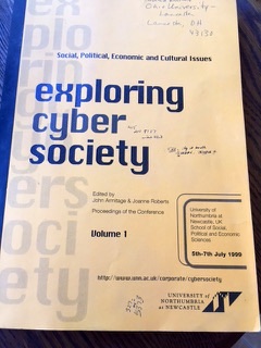 “Relationships In Everyday Life: Finding Love Online” ( Exploring Cybersociety Conference, Newcastle, Uk, And Conference Proceedings, 1999)