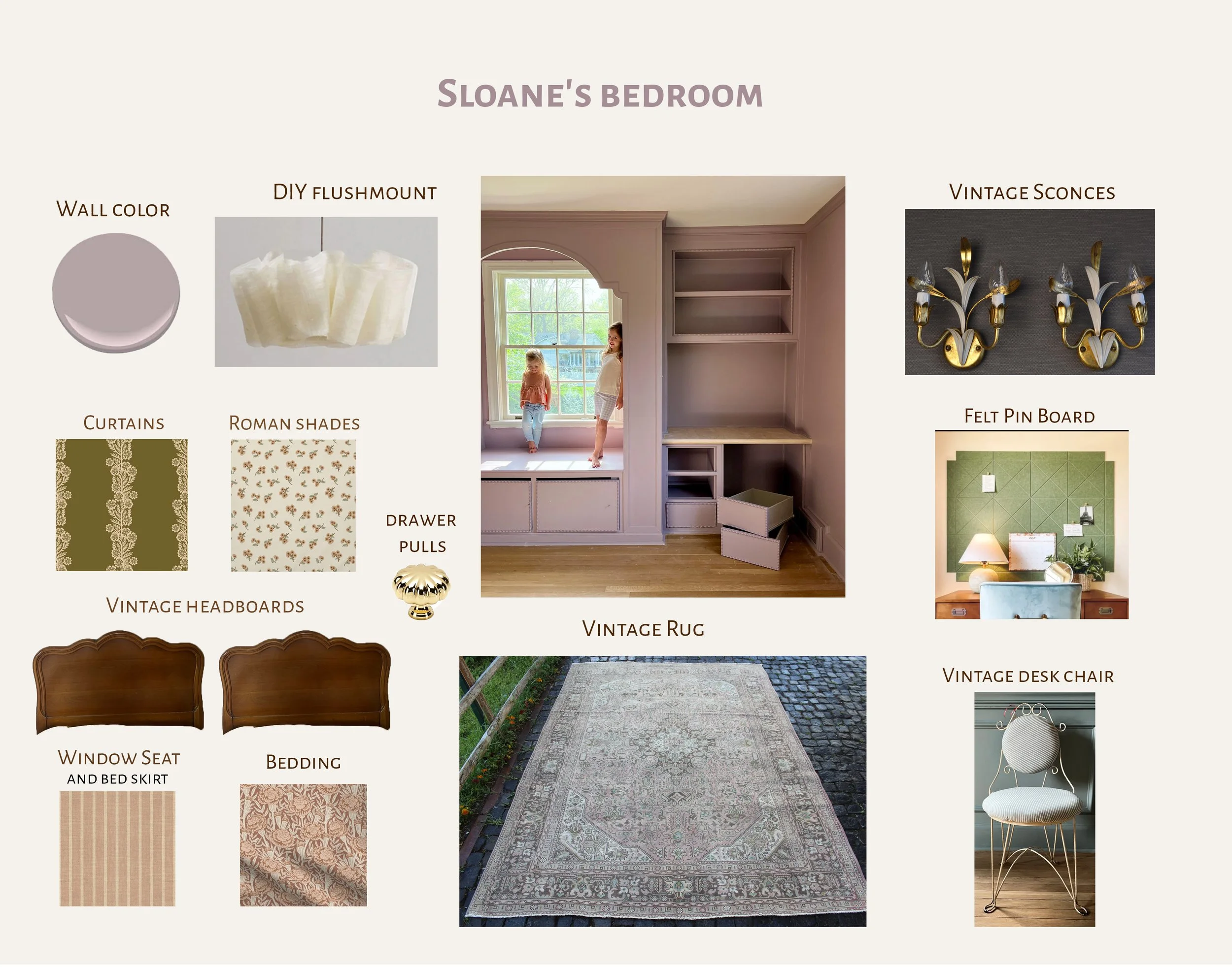 Mood Board: Sloane's Room