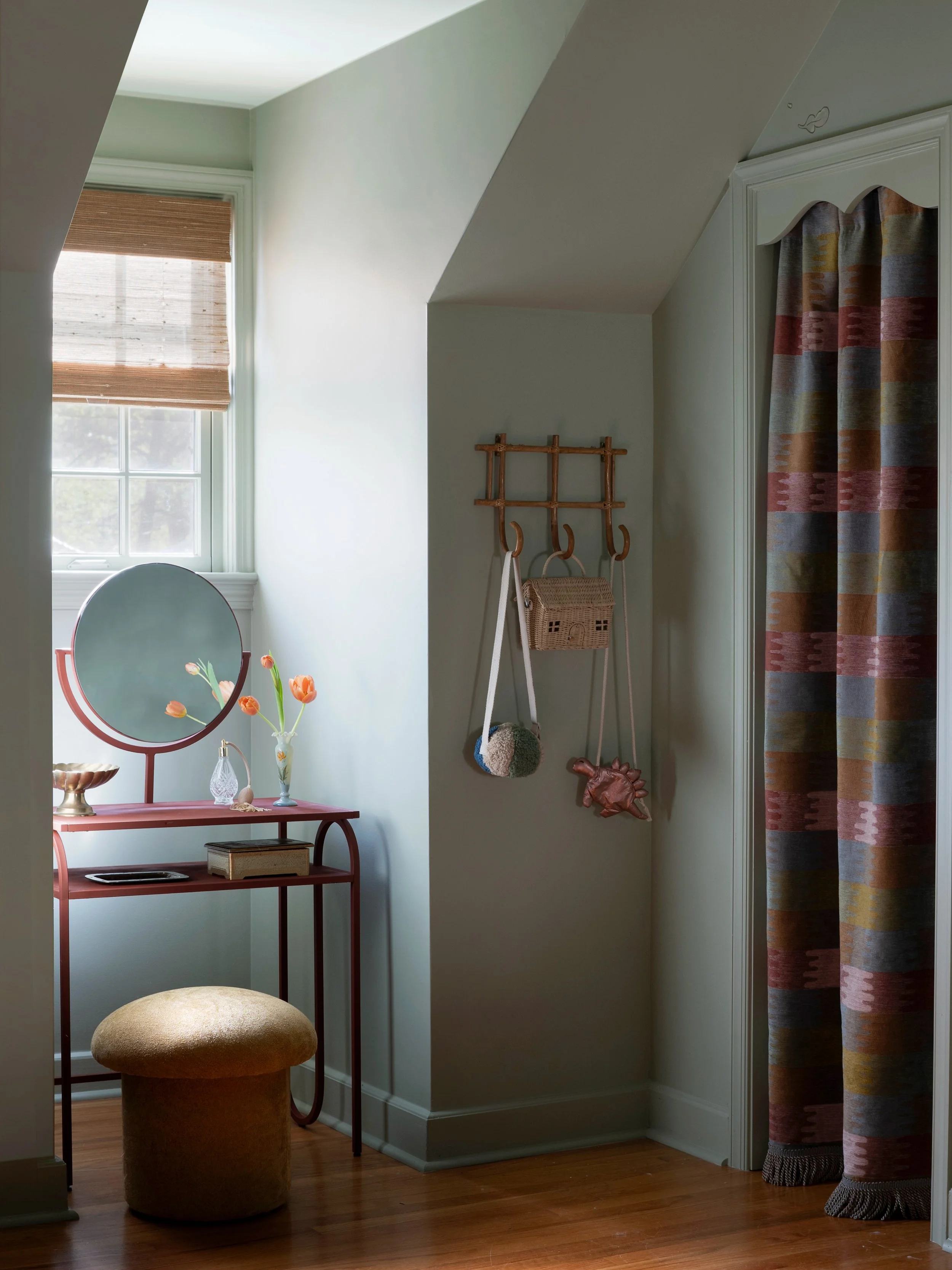 Because there&rsquo;s nothing more satisfying than seeing a problem solved beautifully. 

Here&rsquo;s a before and after of the closet we carved out of an awkward hallway corner packed with outgrown furniture and forgotten drawings (swipe right). Th
