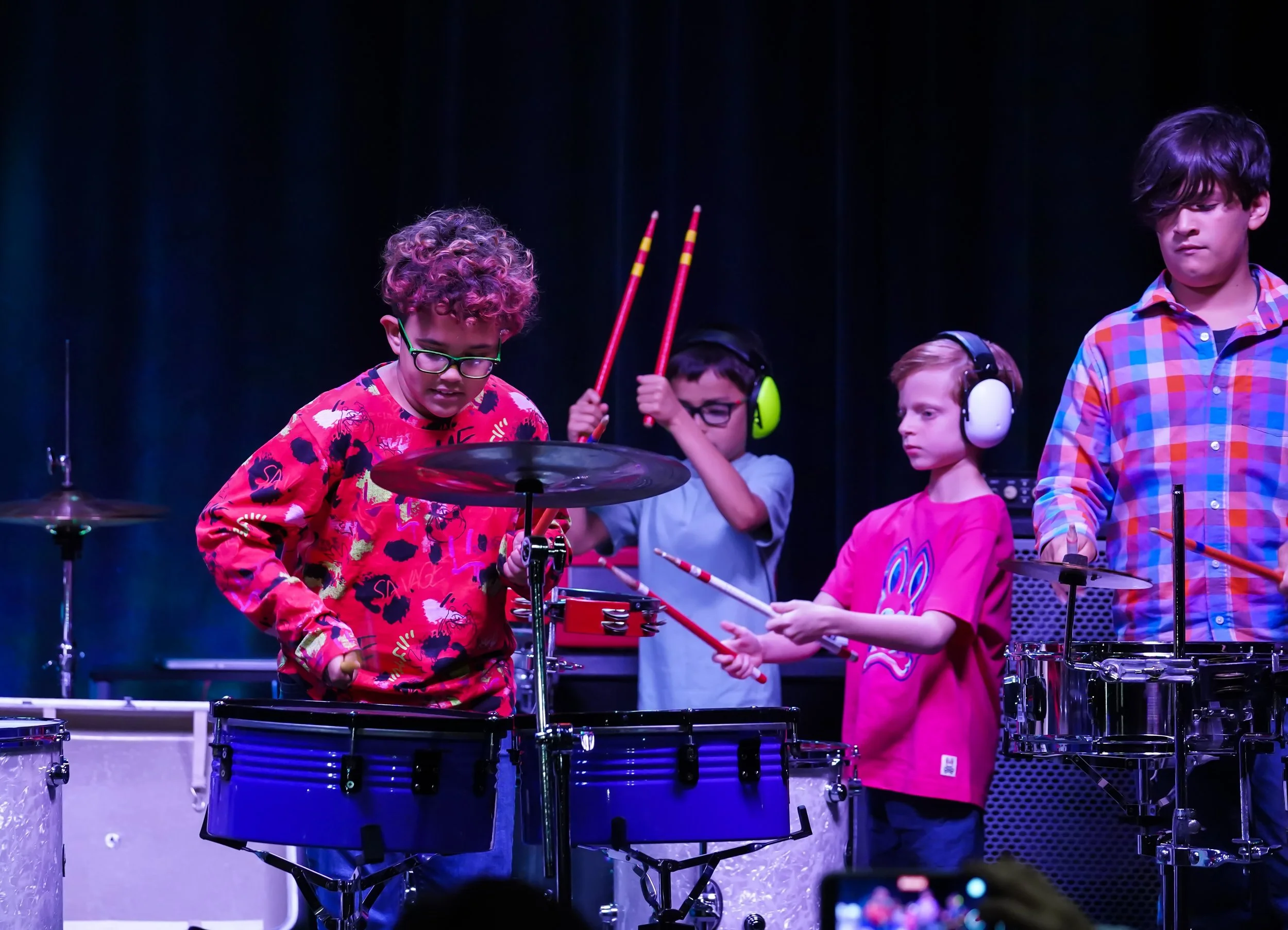 Percussion Equipment Provided