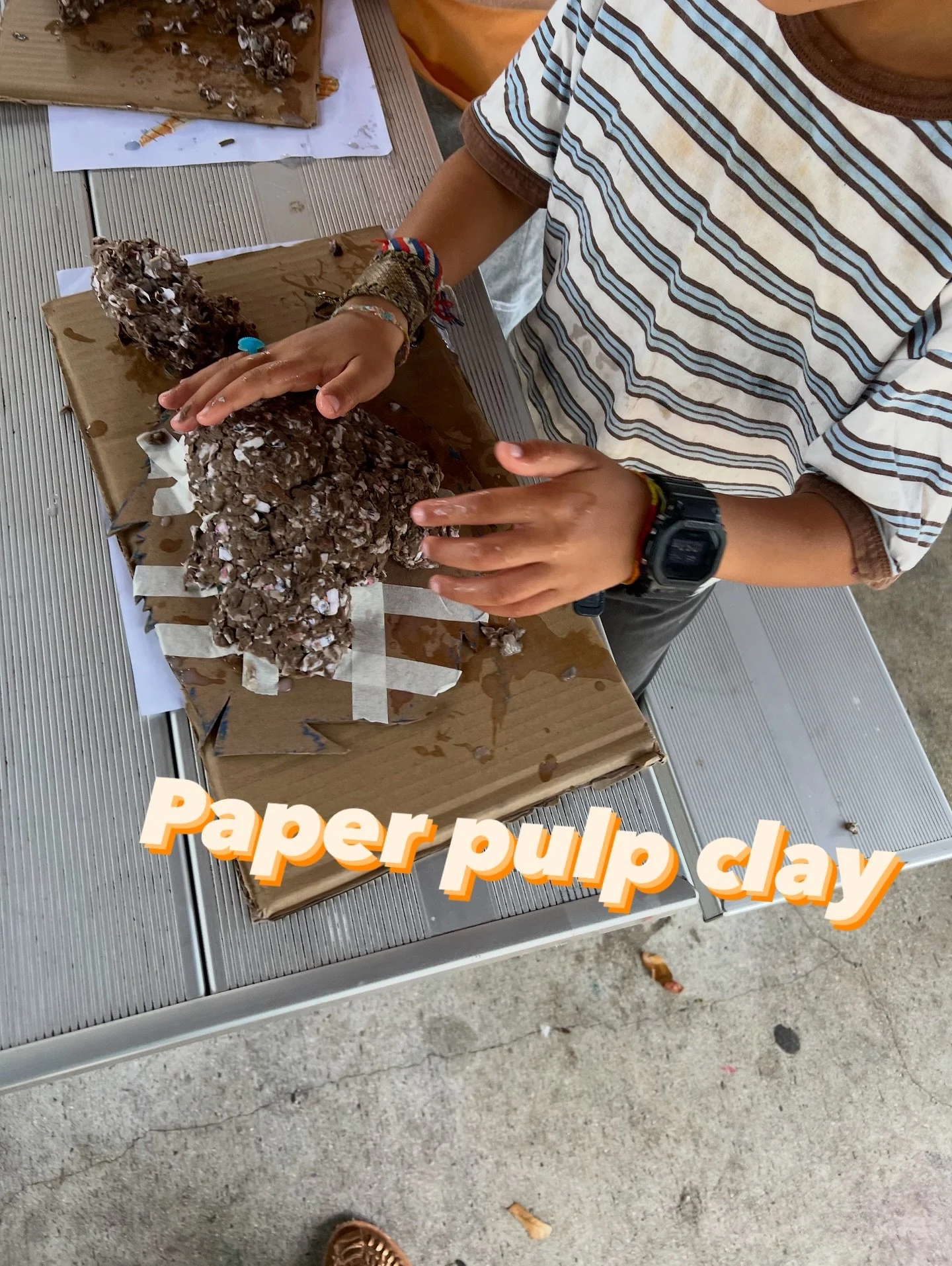 May not look like much but we planned our paper mache fish, built them and next week we paint! 🎨 They are gonna look so fantastic just you wait! Today was a sensory experience.