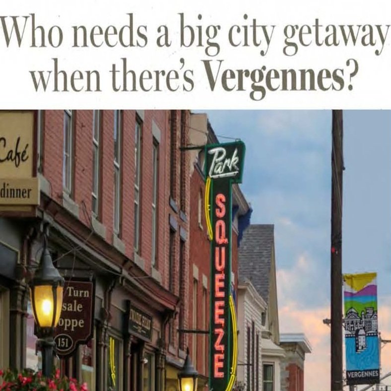 Vergennes, in the Boston Globe! 