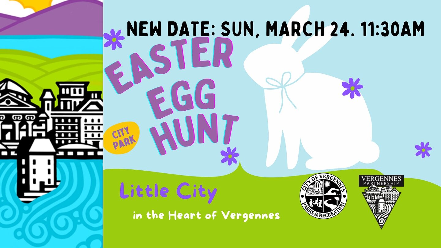 🐰🌸 Attention all egg hunters! 🌸🐰 Due to the expected snowfall, we&rsquo;re hopping into a new date for our Easter egg hunt on the City Green!

Join us this Sunday, March 24th at 11:30am for a flurry of fun! 

Embrace the snowy vibes and become a 