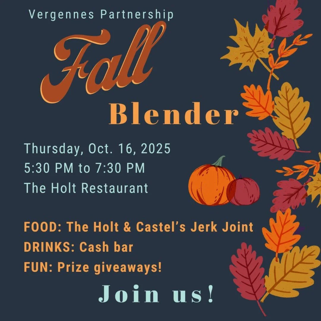 VP e-News ~ hot off the late Friday afternoon virtual press! VP Fall Blender, VOH Off Stage &amp; sneak peak at the Partnership's 2025 Fundraising Campaign. 
Link in bio. 

#vergennesvt #vergennes #addisoncounty