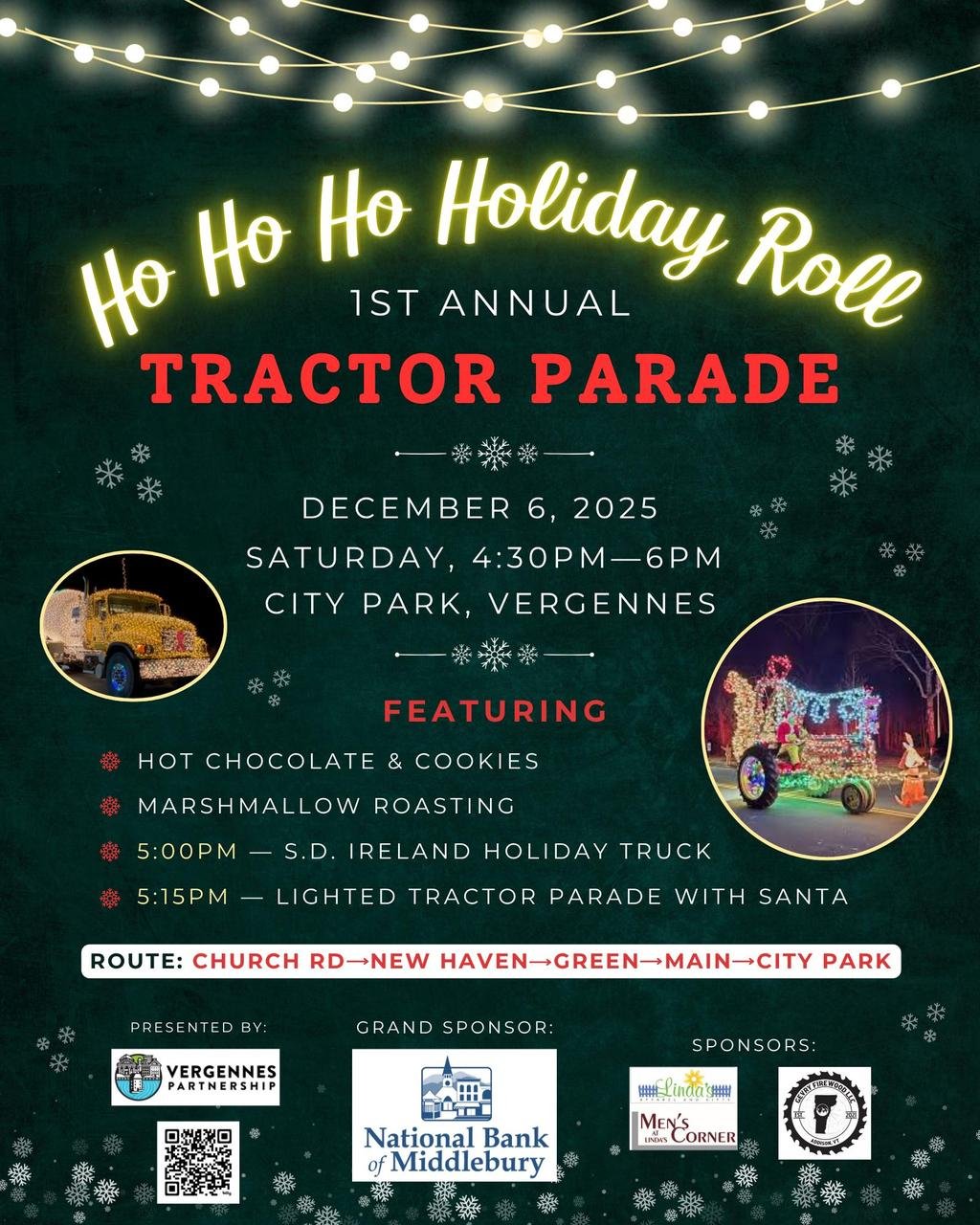 Ho Ho Ho Holiday Roll Tractor Parade